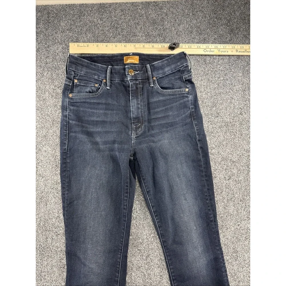MOTHER High Waisted Looker Jeans Womens 27 Dark Wash Skinny Stretch Designer